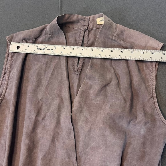 Cloth & Stone Anthropologie Womens Jumpsuit Sz Lg Wide Leg Boho Retro Pink Purpl - Picture 4 of 15